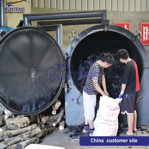 Horizontal Peanut <strong>Shell</strong> Bamboo <strong>Palm</strong> <strong>Kernel</strong> <strong>Shell</strong> Charcoal Making Machine <strong>Carbonization</strong> Furnace <strong>Kiln</strong> <strong>for</strong> SALE