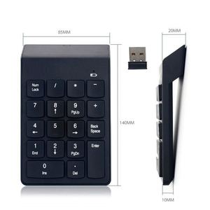 Mini 2.4GHz Wireless <strong>Numeric</strong> Keypad Numpad 18 Keys Digital <strong>Keyboard</strong> for Accounting Teller Laptop Notebook Tablet Number Keycap - Product Image 6