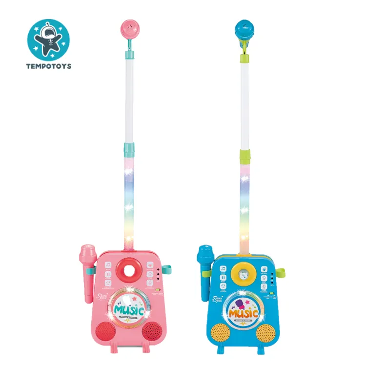 Tempo Toys Karaoke-Maschine für Kinder Karaoke-Mikrofon Karaoke-Lautsprecher mit Mikrofon