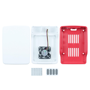 Raspberry Pi 5 Case Official Original White Red ABS Plastic Case con disipador de calor y ventilador de refrigeración para Raspberry Pi 5 Model Kit - Product Image 3