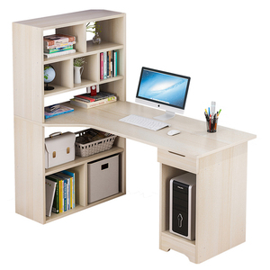 Mesa de estudio con estante para estudiantes, escritorio de escritorio sencillo y compacto para estudiantes, escritorio de oficina y escritura - Product Image 5