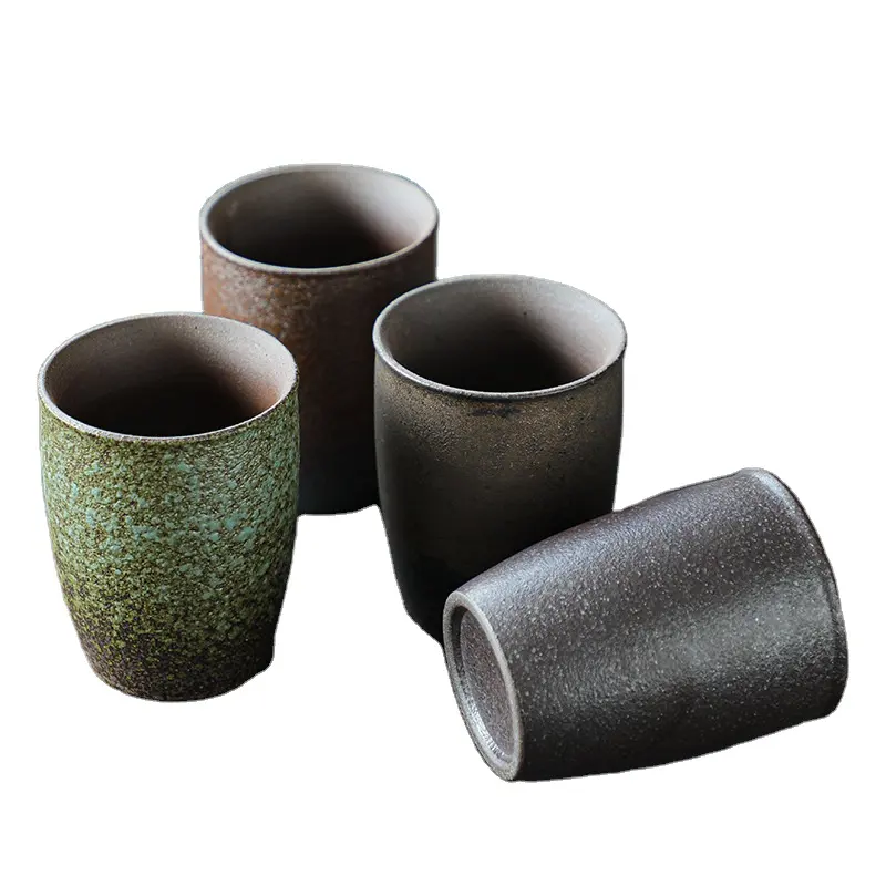 150ml Großhandel handgemachte Druck farbigen Tee kleine arabische Kaffeetassen Keramik