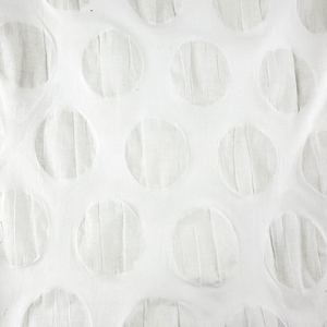100% Cotton Salt Shrinkage Process Embossed Circular <strong>Patterns</strong> Vertical Lines Solid White Zigzag Edges Women's Summer Dresses - Product Image 4