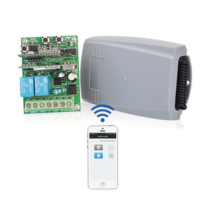 Wi-Fi Android iOS приложение умный дом 2-канальный Wi-Fi приемник Пульт дистанционного управления плата вкл./выключается для открывания дверей гаража