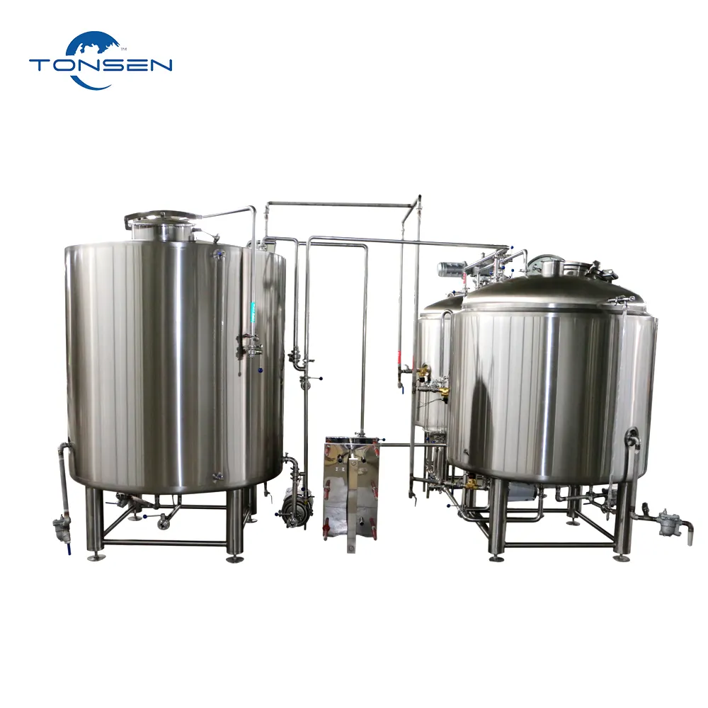 300 litre beer brewing equipment 2 vessels small batch brew house heavy gauge stainless steel material high quality system