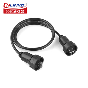 Cnlinko ช่องเสียบ USB 2.0ขั้วต่อ USB, ขั้วต่อ USB ติดแผงการบินกันน้ำ IP68 - Product Image 2