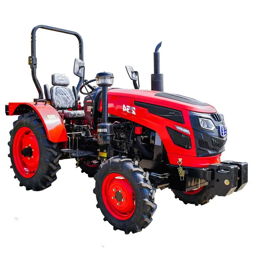 Высококачественный Мини 4x4 колесный трактор сельскохозяйственный трактор 25 л.с. трактор с сельскохозяйственной машиной