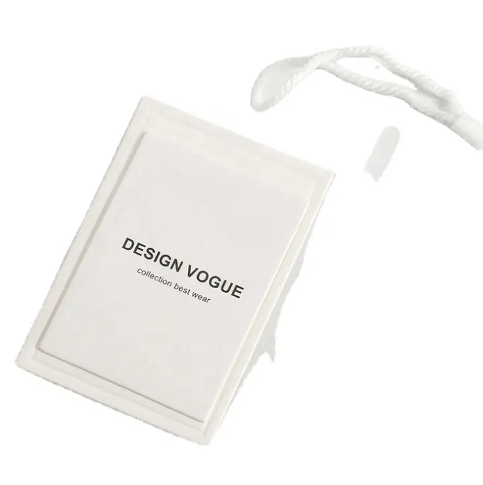 Etiquetas de pendurar roupa, etiquetas e etiquetas vintage de papelão para calças de brim, logotipo personalizado