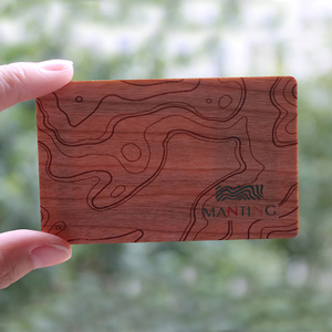 Tarjetas de visita de madera personalizadas con código QR NFC Tarjetas de visita inteligentes con codificación de chip/sitio web/información digital - Product Image 4
