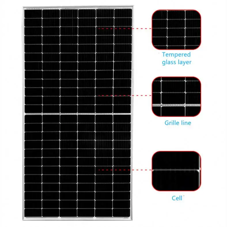 Fabriek Directe Verkoop 350 W Zonnepaneel 350 Watt Monokristallijne Panelen Solares