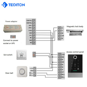 Controllo di accesso biometrico dell'impronta digitale combinazione di codice della carta Rifd elettrica dell'app di sicurezza - Product Image 6