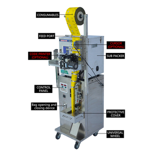 Automático contando tornillo pequeño bolsa de plástico máquina de embalaje de nueces de pesaje máquina de embalaje de piezas de metal de la máquina de embalaje - Product Image 5