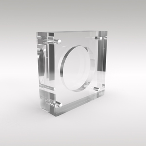 Custodia per monete Memorabilia in acrilico 1Oz <span class=keywords><strong>Britannia</strong></span> scatola portaoggetti chiusura magnetica Perspex porta monete regalo per collezionista - Product Image 3