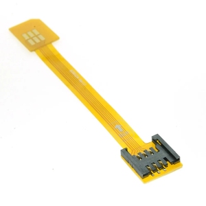 GSM <span class=keywords><strong>CDMA</strong></span> standart UIM SIM kart kiti erkek kadın uzatma yumuşak düz FPC uzatma kablosu 10cm