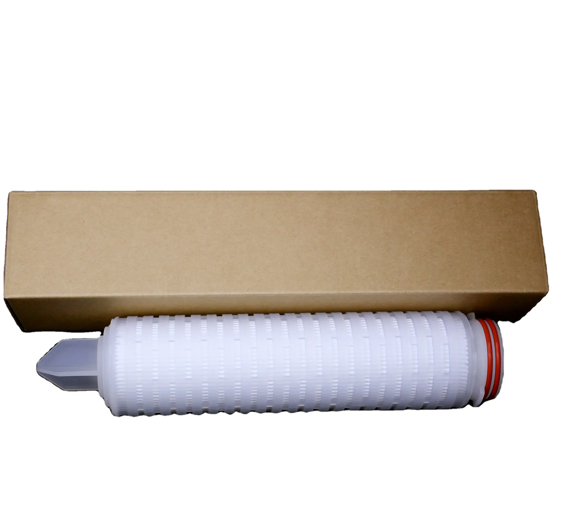 Filtro de cartucho plisado PES 10/20/30 pulgadas 226Fin/SS para tratamiento de agua Filtración industrial