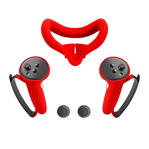 New Arrival VR Accessories Silicone Face Cover and Controller Skins for Meta <strong>Quest</strong> 3 Silicone Protect Cover Set for <strong>Quest</strong> 3 - Product Image 3