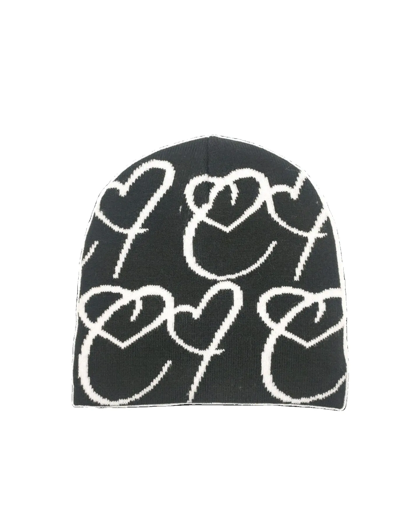 Bonnet en jacquard à motif tricoté pour fille, personnalisé, nouvelle mode