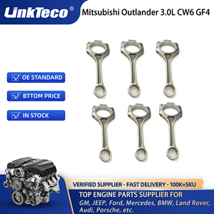 6 adet motor biyel kolu seti Con çubuk Fit Mitsubishi Outlander için 3.0 L 31 V6 gaz 3.0L CW6 GF4 10-20 a0a096 - Product Image 2