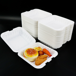 Yeniden kullanılabilir 8*8 inç plastik gıda kabı tek kullanımlık microwafood gıda depolama Mfpp yemek kabı - Product Image 6