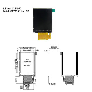 1,8 Zoll 128*160 Serielles SPI-TFT-Farb-LCD-Modul 128x160 Display ST7735 Mit SPI-Schnitts telle 5 E/A-Anschlüsse für Arduino Diy Kit