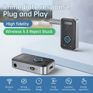 2 In1 Transmitter Receiver 3.5mm Aux Wireless Audio <strong>Adapter</strong> <strong>Bluetooth</strong> <strong>Adapter</strong> for Airplane - Product Image 6