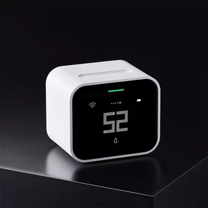 Mihome App Homekit Qingping เครื่องตรวจจับอากาศหน้าจอสัมผัส Retina Lite CO2 PM2.5 PM10สำหรับงานตรวจสอบความชื้นอุณหภูมิ