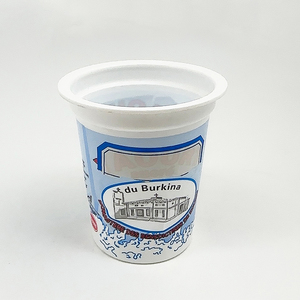 Özelleştirilmiş boyutları ile yoğurt/süt/kahve/çay gıda sınıfı yapışmalı plastik yoğurt bardak için bardaklar - Product Image 3