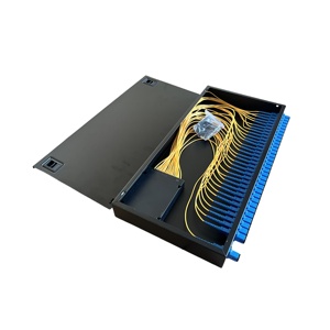 1U 19 Inch Fiber Optic <strong>Patch</strong> <strong>Panel</strong> 32 Ports Rack Type Splitter 1-32PLC Optimal for WiFi 19 Inch Optical <strong>Patch</strong> <strong>Panel</strong> Plate - Product Image 5