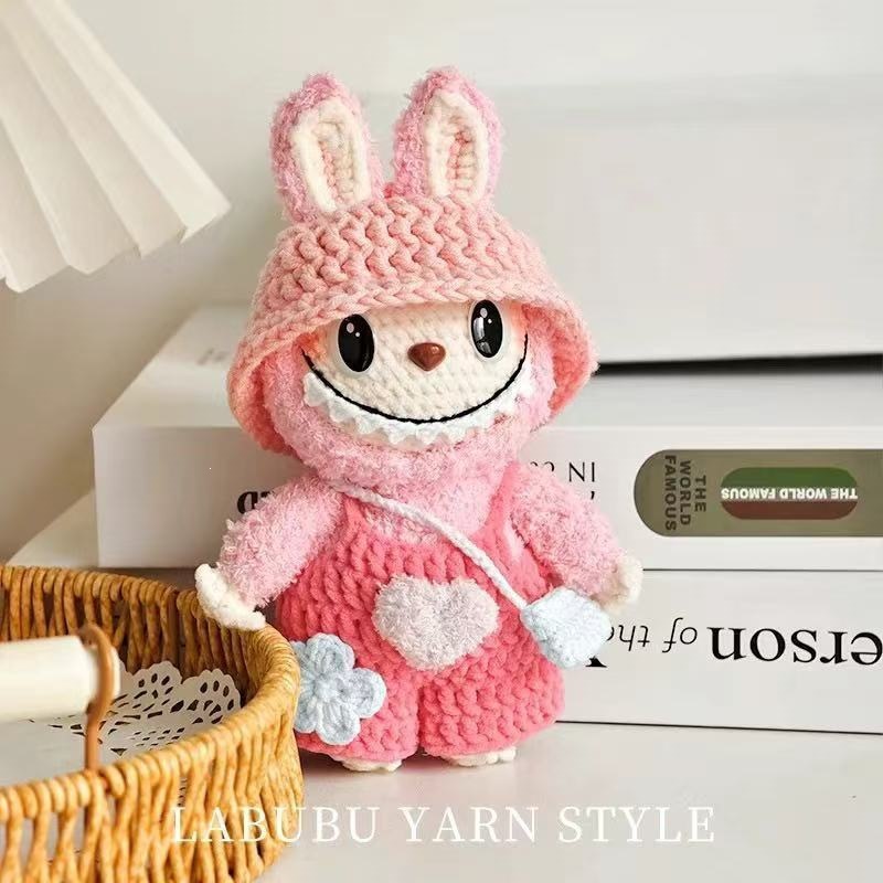 Pink cloak doll material kit-keychain tools+video tutorial