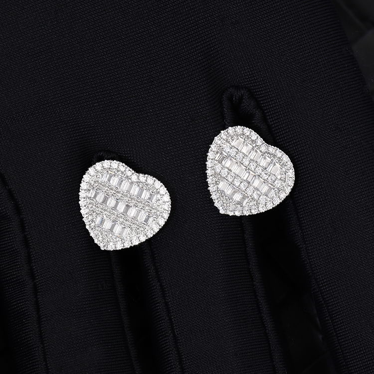 white-heart earring
