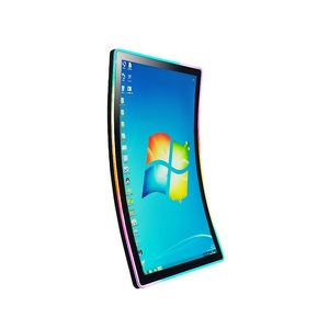 Pantalla táctil LCD con marco LED frontal/de borde de 43 pulgadas, monitor ancho 4K UHD curvo para juegos, monitor para juegos con diseños de marco cerrado - Product Image 1