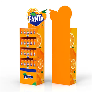 Tùy Chỉnh <span class=keywords><strong>Pop</strong></span> PVC Các Tông Cửa Hàng Bán Lẻ Năng Lượng Mềm Đồ Uống Tầng Đứng Đồ Uống Hiển Thị Đứng Giá - Product Image 2