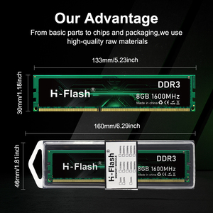 Tamamen test orijinal yeni cips bellek modülü DDR3 RAM 4GB 8GB 1333mhz 1600mhz yüksek performanslı Ddr3 Disk masaüstü bilgisayar için
