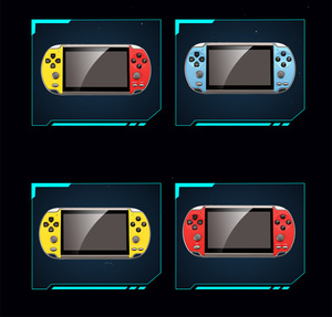 Máy Chơi Trò Chơi Điện Tử Cầm Tay Kiểu Hoài Cổ 2022 Inch X7 Plus Bán Sỉ 5.1 YLW - Product Image 6