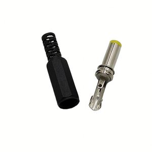 DCジャック5.5 2.1mmオオスプラグイエローチップ5.5mm 2.1mm DCジャック5.5x 2.1mmプラグはんだ付けDC 5.5 x 2.1mmオオスジャックパワーコネクタ - Product Image 5