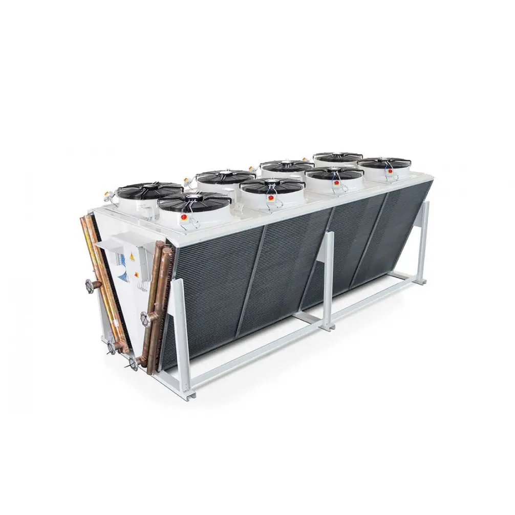Aidear V 유형 데이터 센터 냉각 단열 냉각 냉각기 단위를 위한 산업 에너지 절약 건조한 공기 냉각기