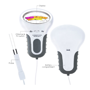 2 in 1 PH klor ölçer cihazı PC102 PH test cihazı klor su kalitesi test cihazı araçları havuz akvaryum için taşınabilir - Product Image 3