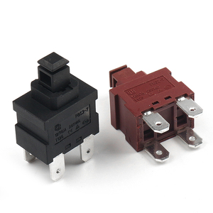KAN-L5 Power Lock <strong>Switch</strong> Push Button Locking <strong>Switch</strong> 7.5A 250V AC 2P 4 Pin on OFF T125 for Water Heater Vacuum Cleaner - Product Image 3