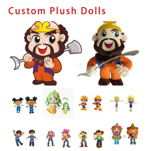 Sıcak satış dolması peluş oyuncak bebek üreticisi özel yeni tasarım karikatür peluş oyuncak bebek kendi dolması hayvan Plushie yapmak - Product Image 5