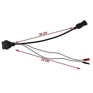 NOUVEAU Câble adaptateur 3 broches <span class=keywords><strong>Lancia</strong></span> Alfa Romeo 3 broches vers OBD2 OBD pour <span class=keywords><strong>Fiat</strong></span> - Product Image 3