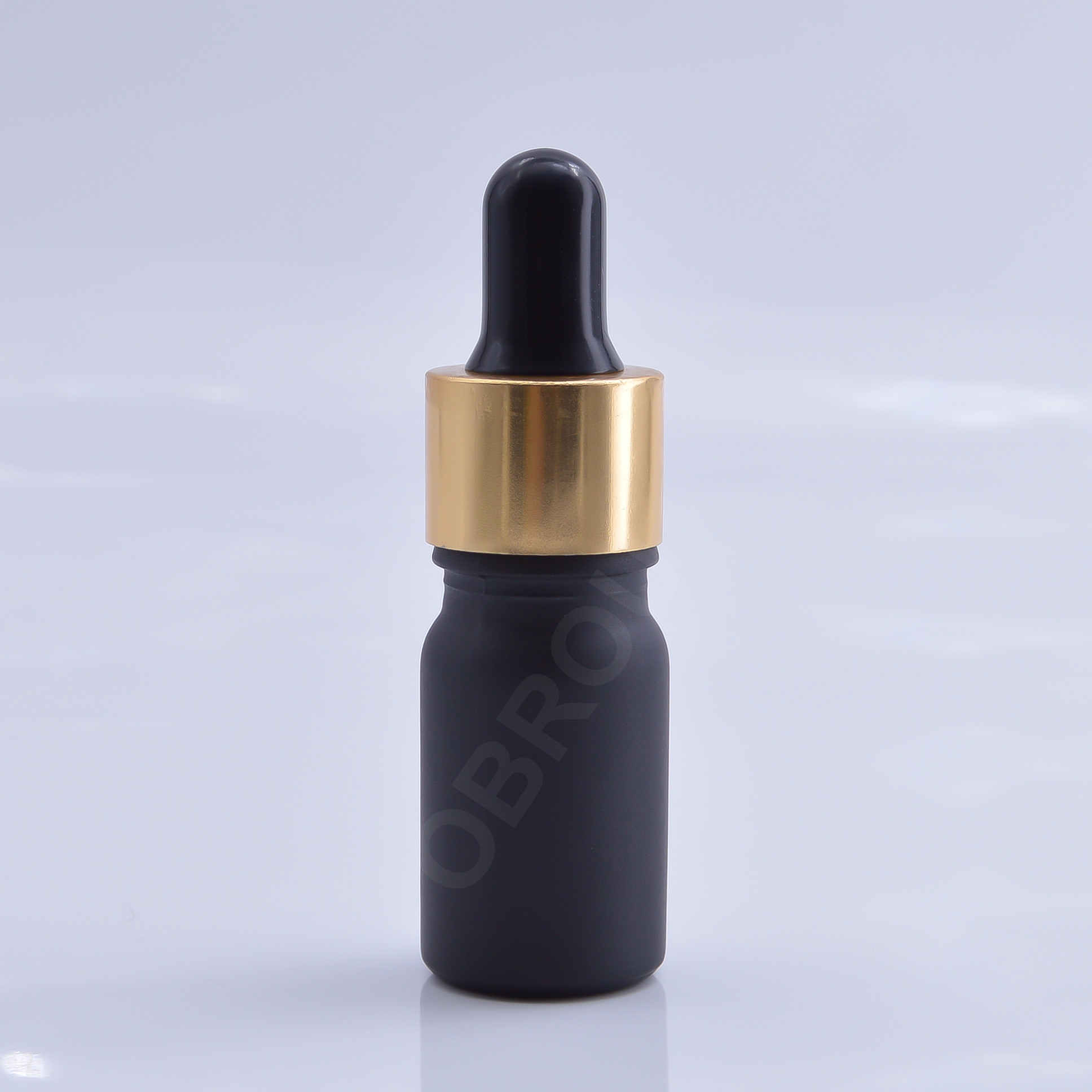 Bouchon aluminium doré noir 18