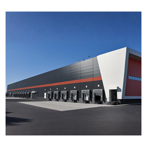 Modern Design Prefabricated Construction Steel Structure Warehouse prefab Office Building Engineering Portal Frame Warehouse - Product Image 1