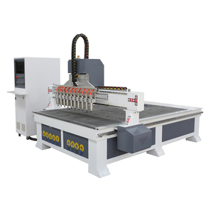 Máquina exterior con mesa de trabajo al vacío, husillo múltiple de 10 ejes, 1825 con sistema de control de LNC - Product Image 2