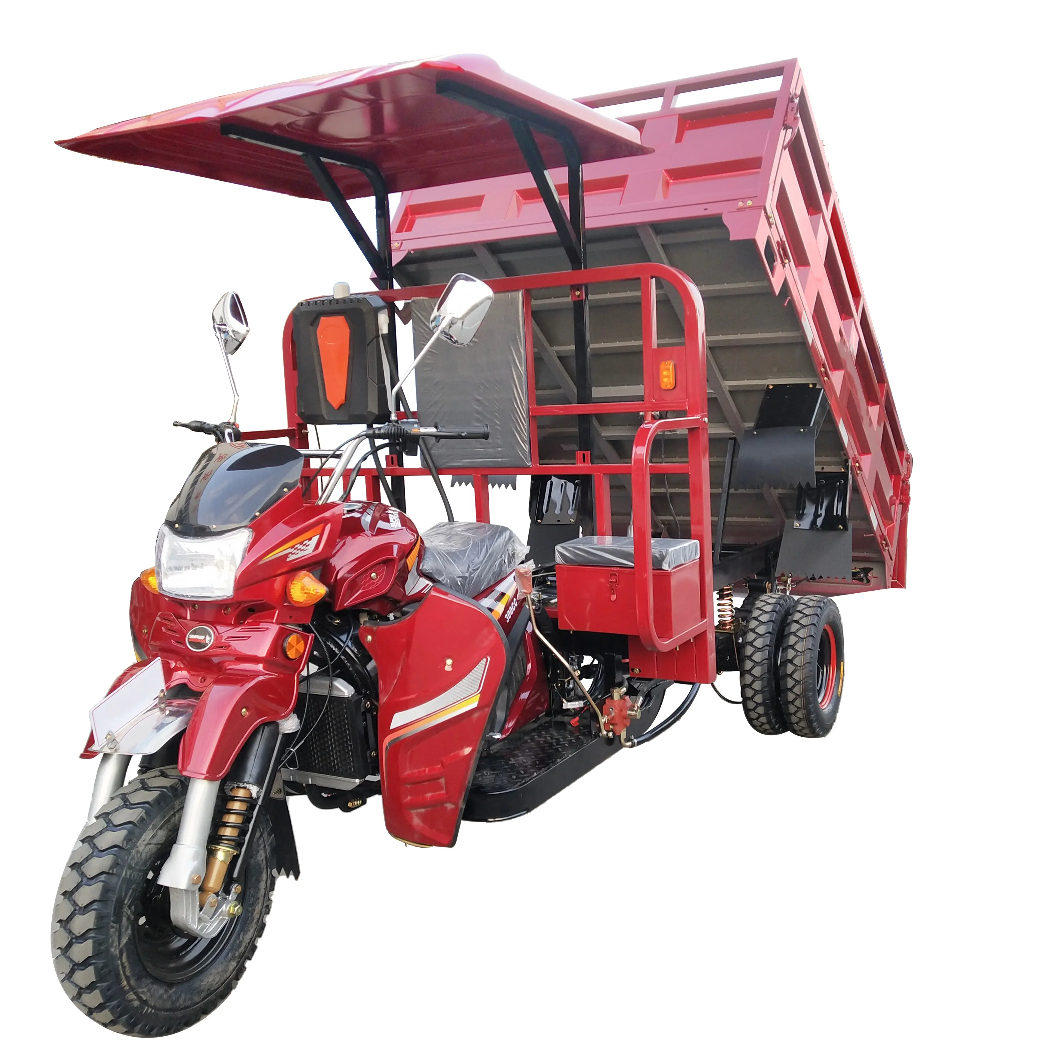 YAOLON Fabricant Usine de Chine Trike Tuk Tuk Trois Roues 200cc 300cc Essence Prix Cargo Tricycle Moto