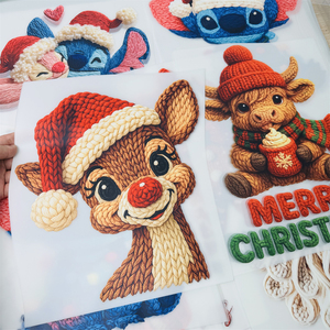 Groothandel Kerst <span class=keywords><strong>Transfers</strong></span> Klaar Naar Sticker Ontwerp Voor Shirts Op Maat Dtf Overdracht Afdrukken Warmtepers Logo Print - Product Image 1