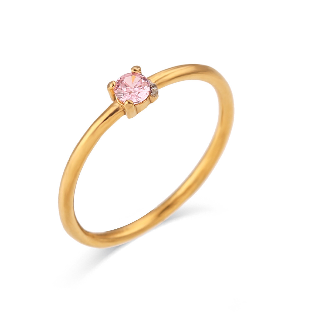 bague rose clair