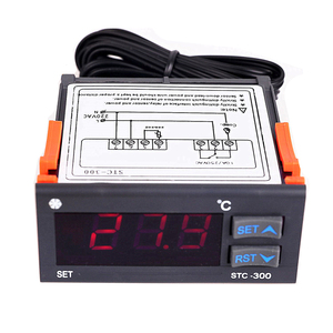 STC-300 + controlador de temperatura Digital inteligente, microordenador, instrumento de control de temperatura