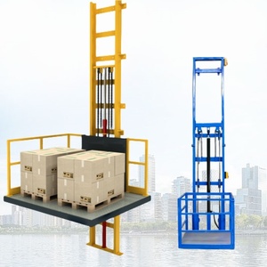 Riel de Guía Hidráulico para Construcción, Elevador Vertical de Carga, Plataforma Elevadora de Carga