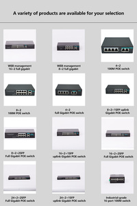 8 100Mbps PoE cổng 2 Gigabit 1 Quang Gigabit Mạng giám sát chuyển đổi VLAN chức năng <span class=keywords><strong>Ethernet</strong></span> thông tin liên lạc 1000m 100m kho - Product Image 4