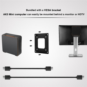Cheersfly AK3V DESKTOP Portable <strong>Mini</strong> <strong>Pc</strong> Celeron J3455/J4125 8gb DDR4 128GB SSD Win 10pro/ubuntu Gaming <strong>Pc</strong> 4k HD